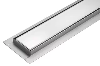 Lineárny odtok Wave White Glass 70 cm
